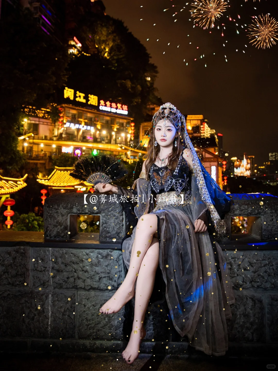 神秘与魅惑共存的高贵美🖤重庆西域写真