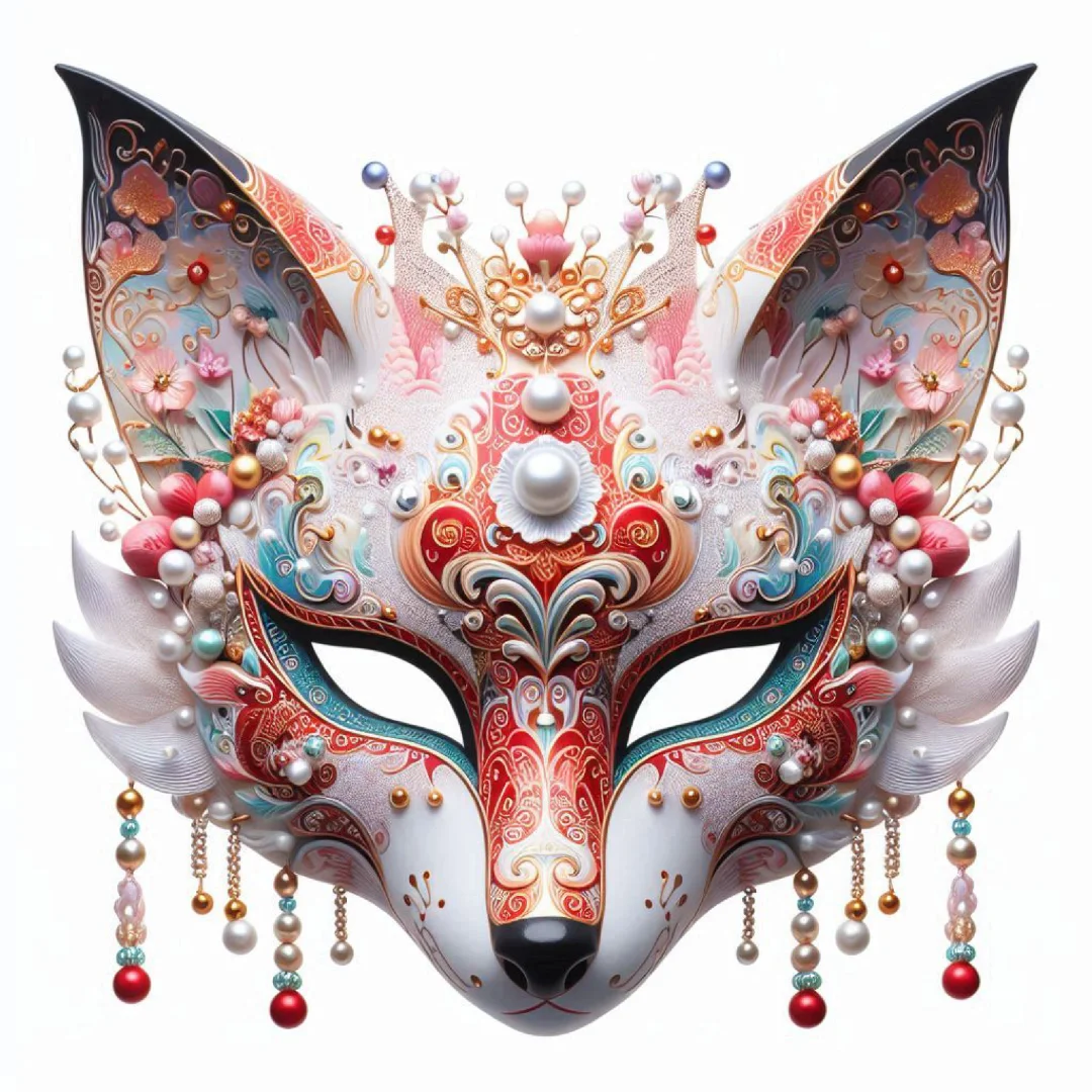 神秘魅惑的狐狸面具下是否隐藏着神仙一般的