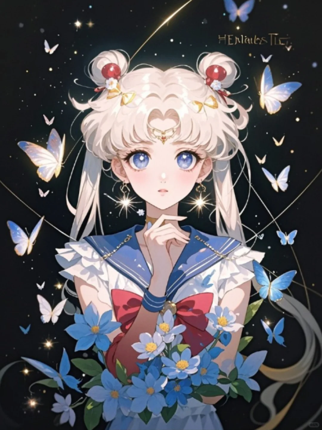 收集158：插画🌼蝴蝶美少女～