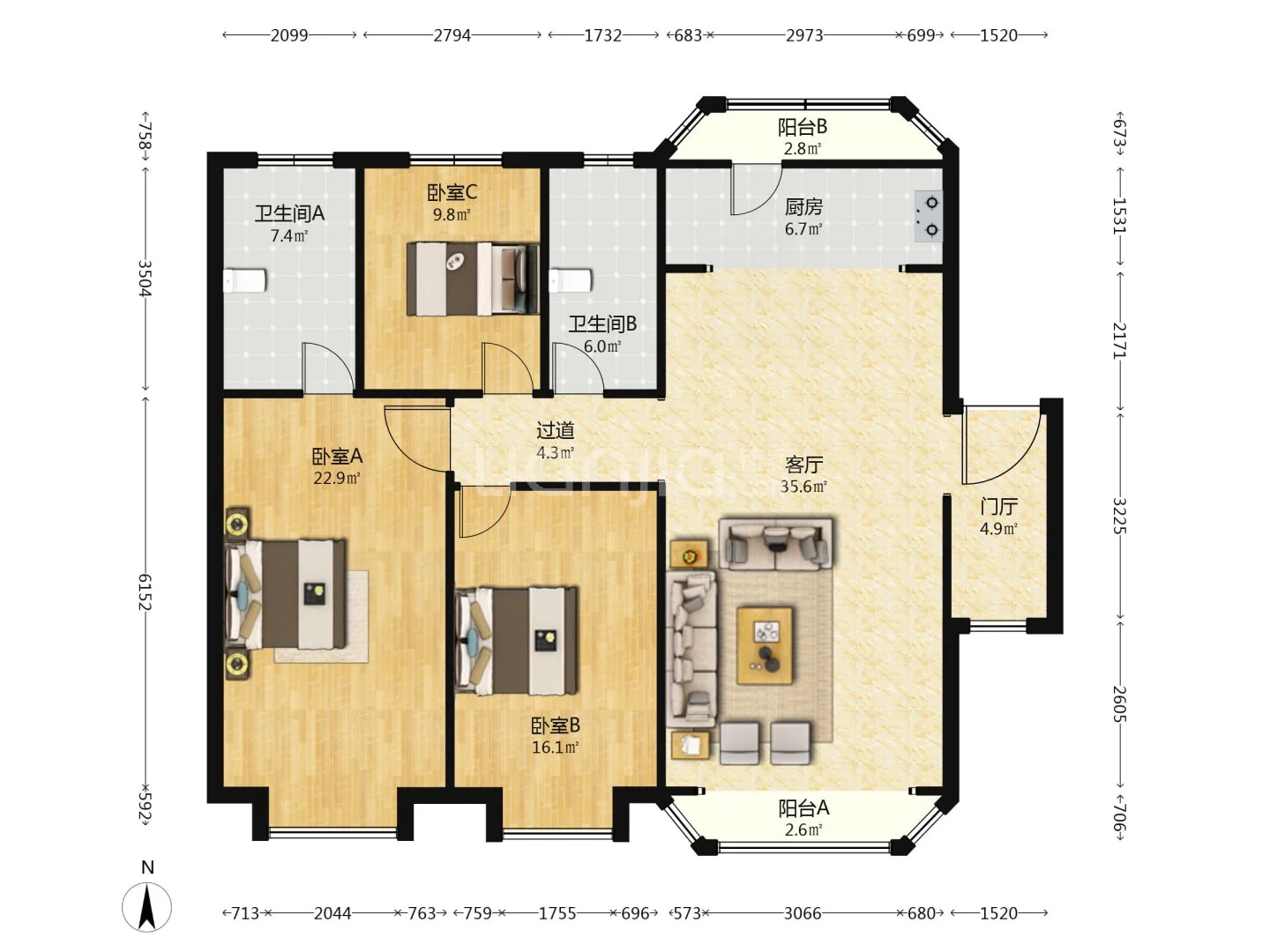 河西 新房 现房 7层到顶 电梯洋房🏡