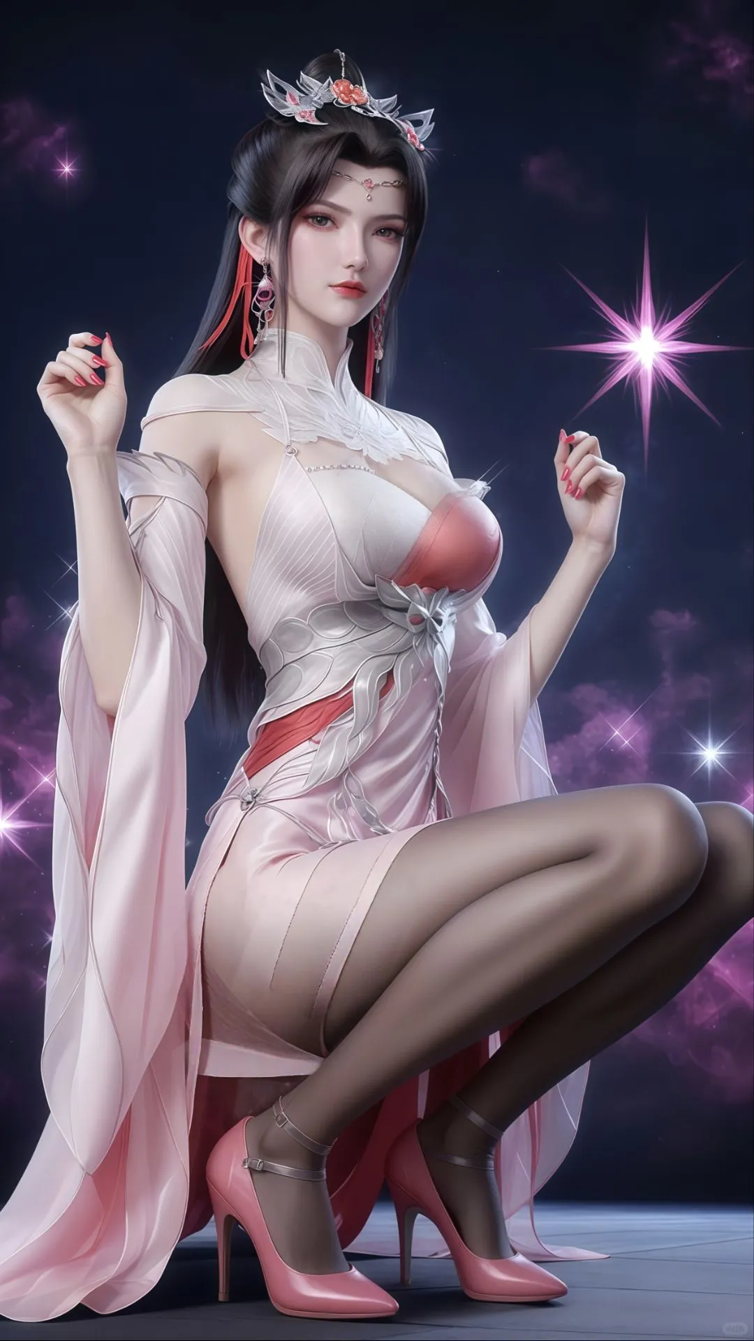 📱手机秒变仙府！AI国漫女神壁纸合集~