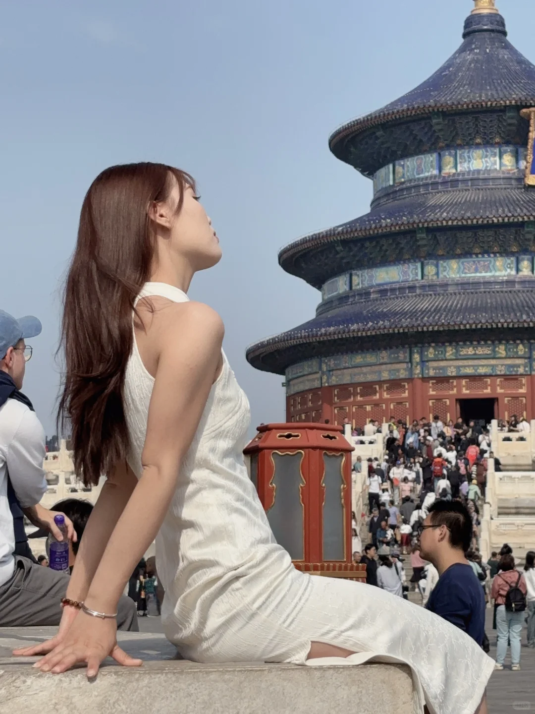 有人去北京天坛公园穿旗袍吗