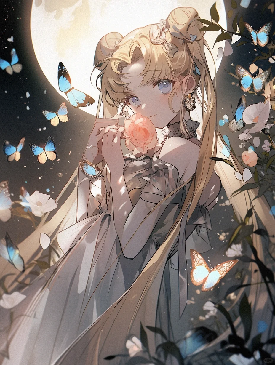 midjourney美少女战士🌙月光下的水兵月