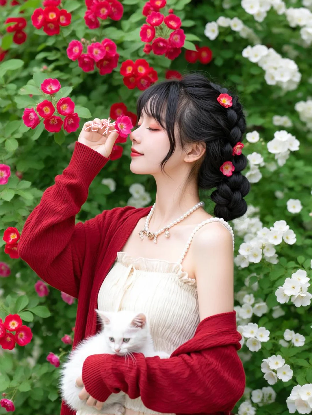 闯进谁的花海里都好看🌹