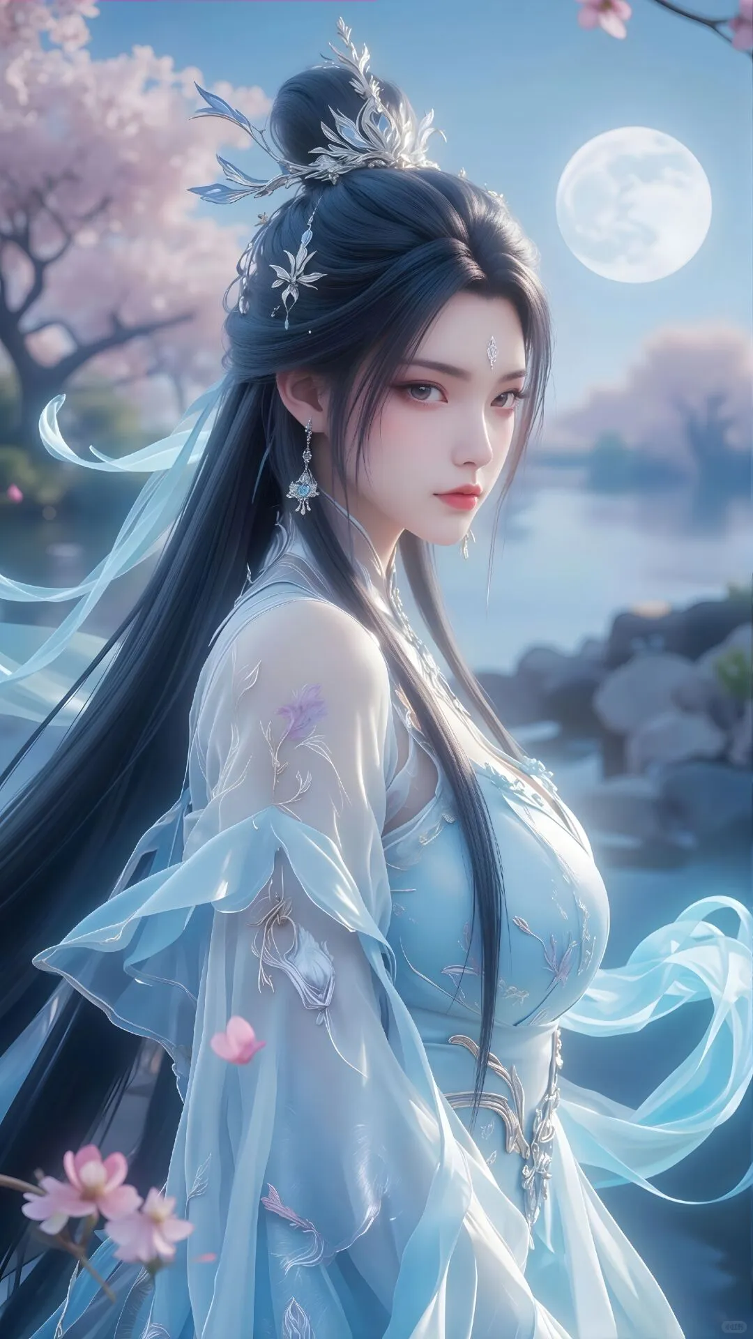 📱手机秒变仙府！AI国漫女神壁纸合集~