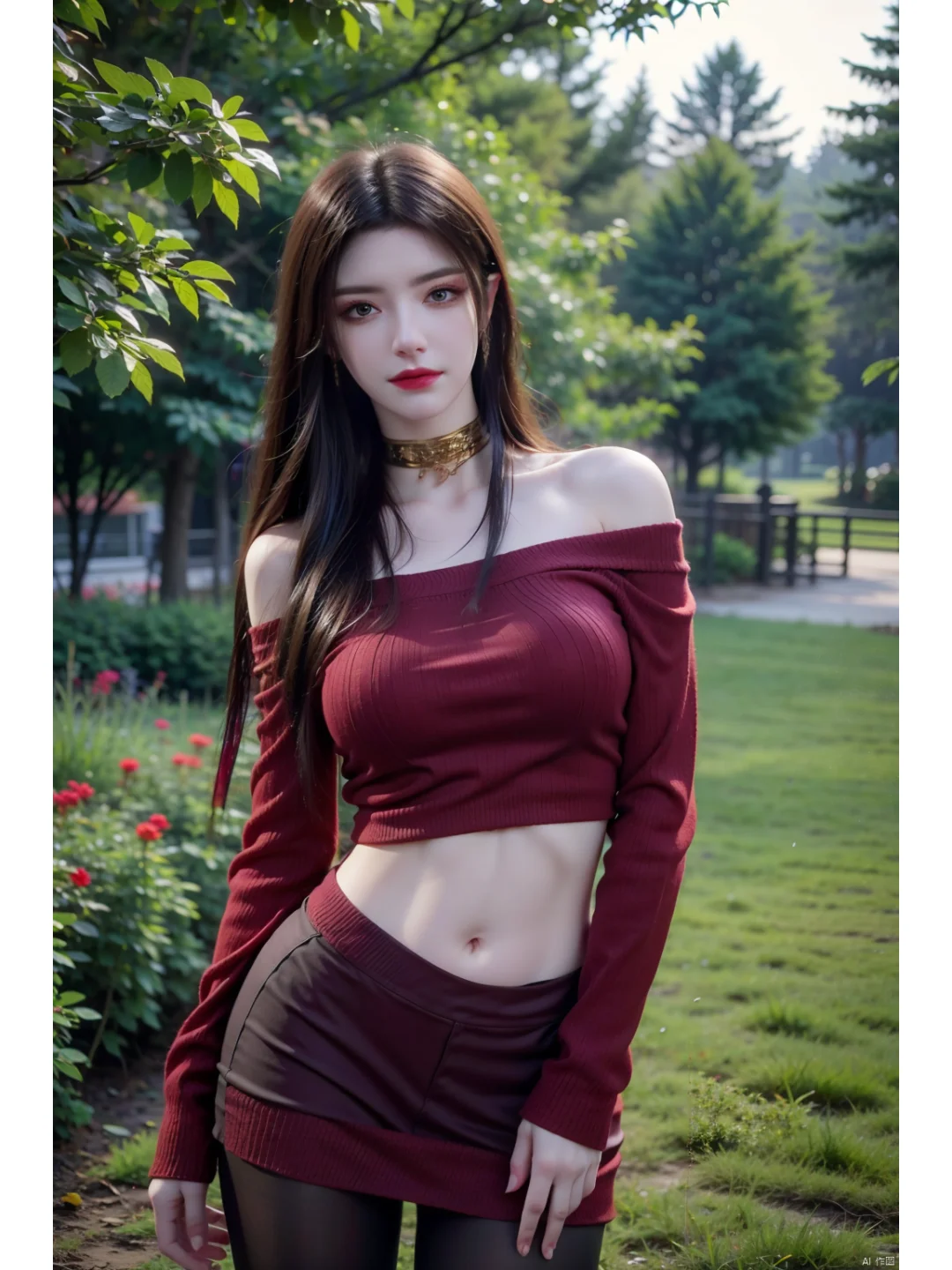 毛衣女神美杜莎真人写真美图