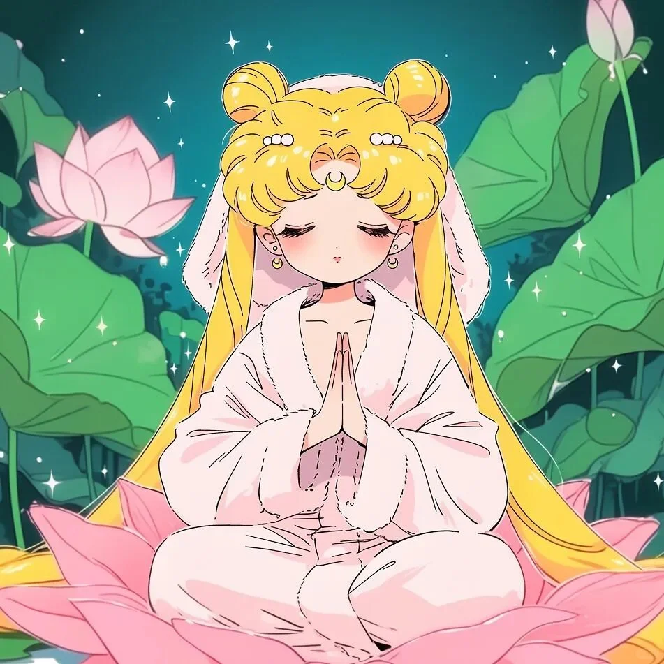 美少女月野兔好运头像 | 一闪一闪亮晶晶