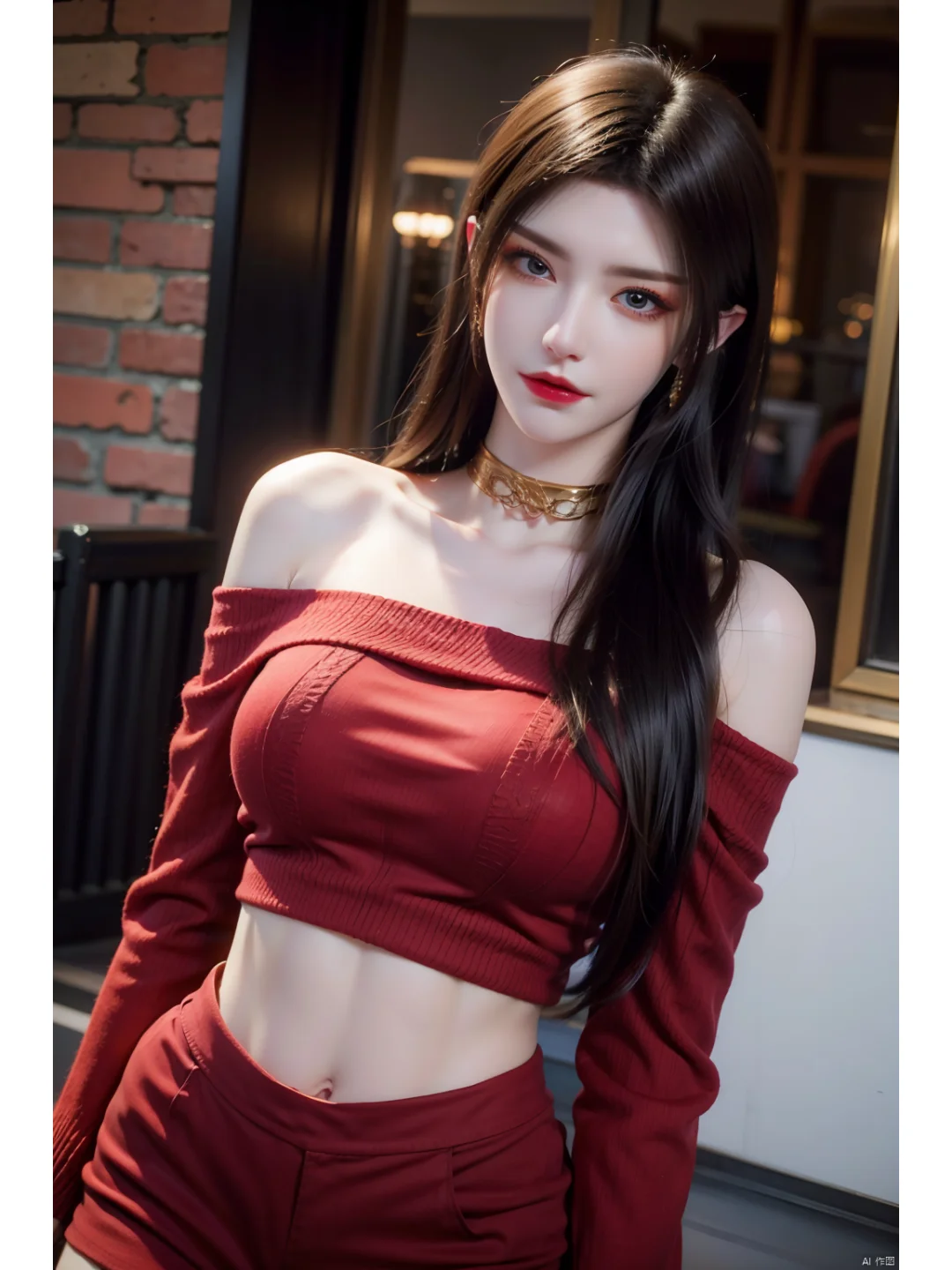 毛衣女神美杜莎真人写真美图