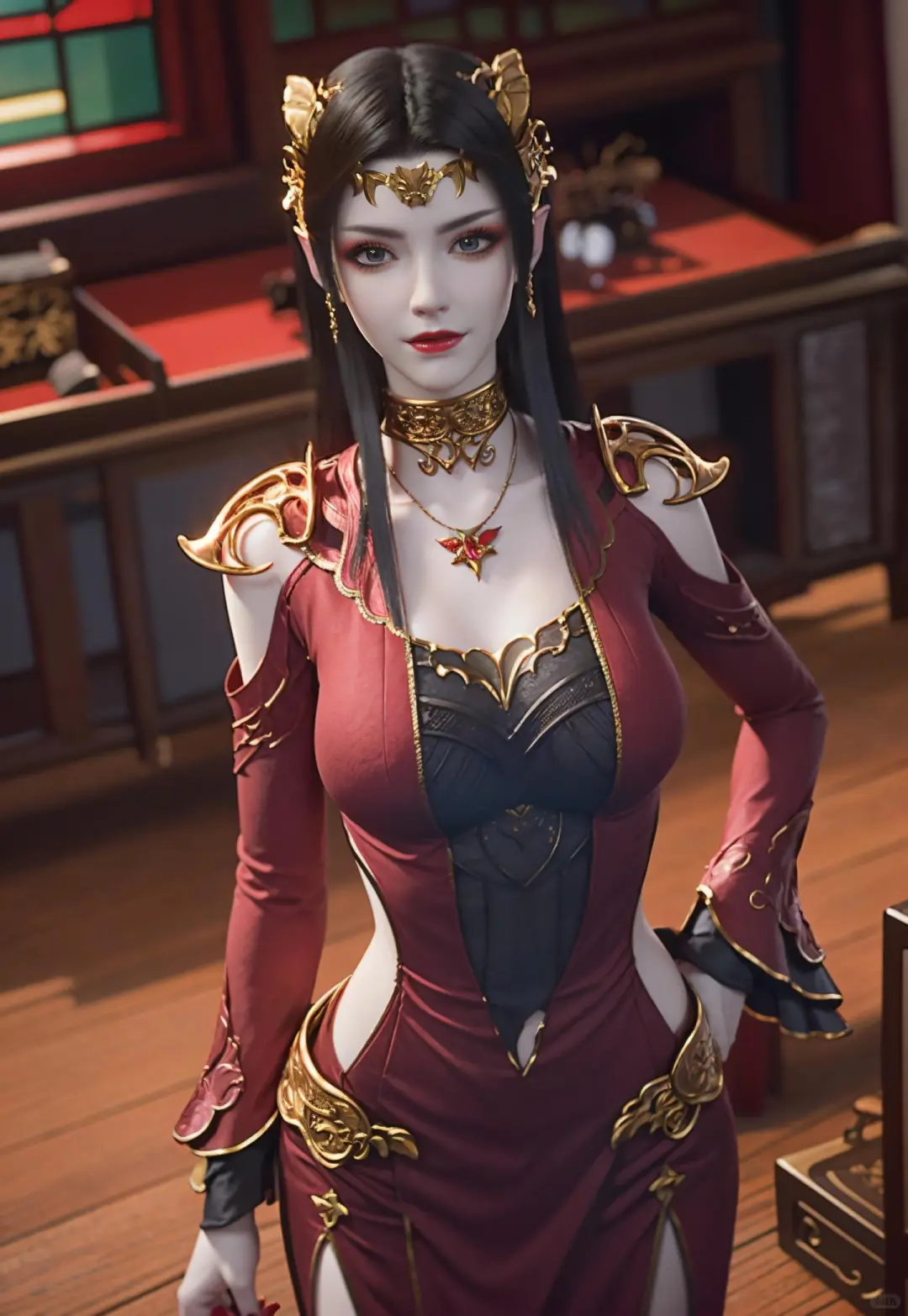 斗破苍穹帝后美杜莎逆天美腿