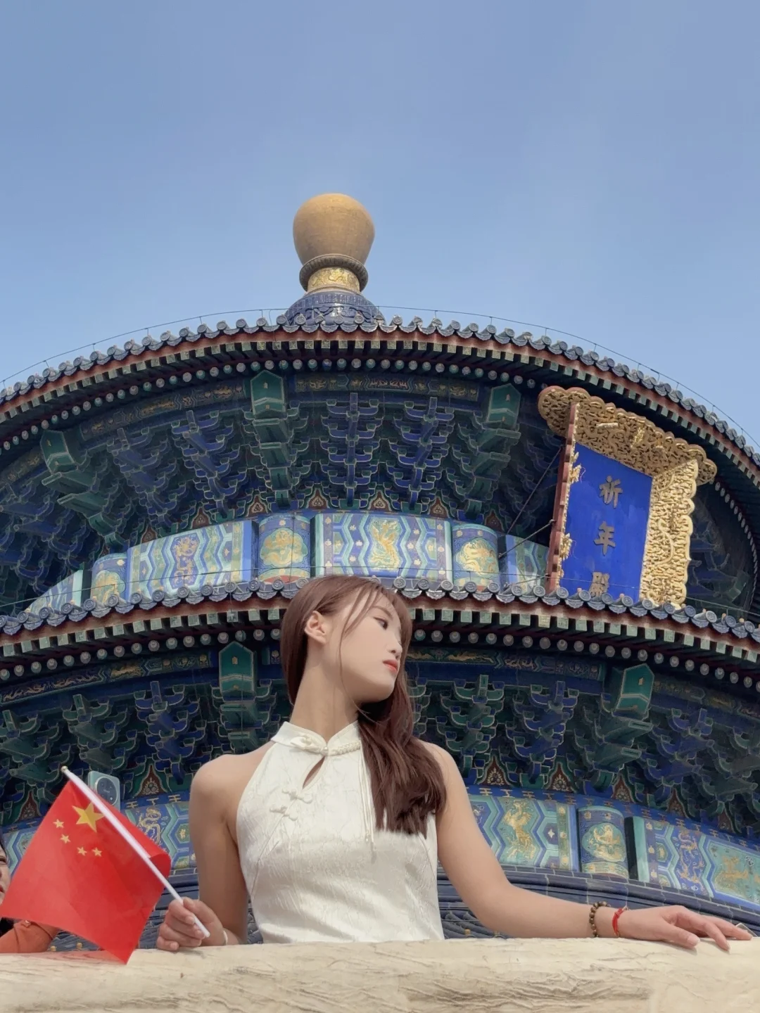 有人去北京天坛公园穿旗袍吗