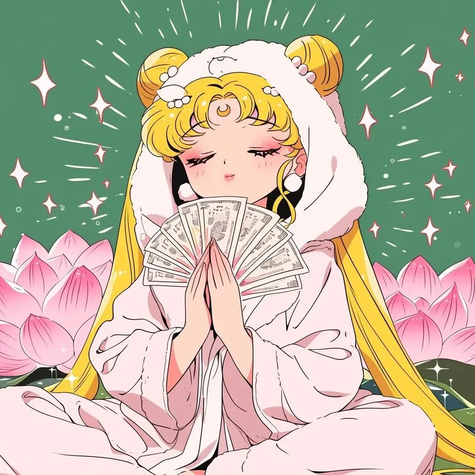 美少女月野兔好运头像 | 一闪一闪亮晶晶
