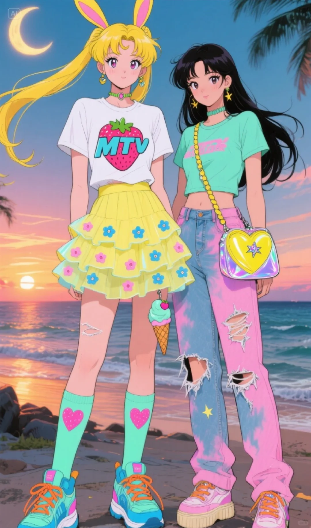 美少女战士出街的王炸皮肤