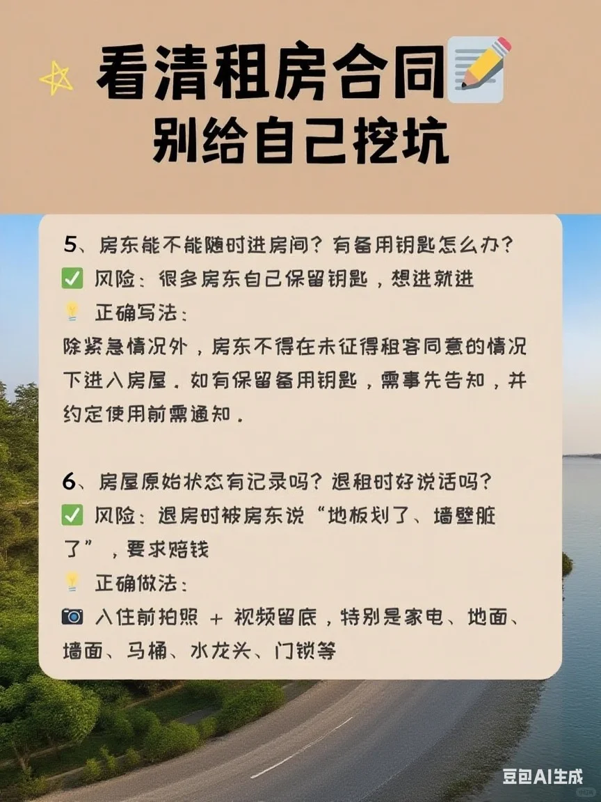 租房合同不写这句话，押金永远别想要回