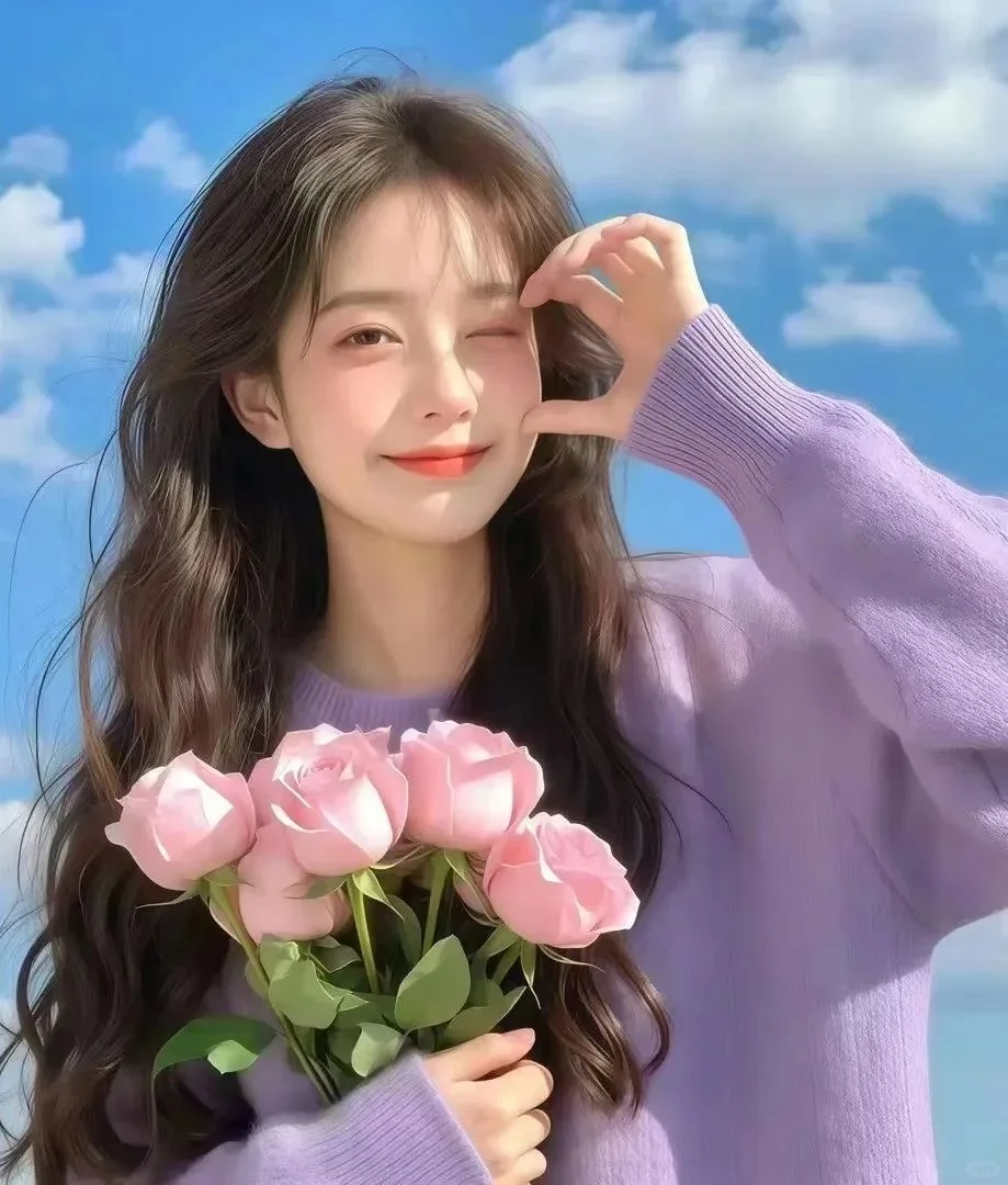 花与少女~11张好看干净女生头像