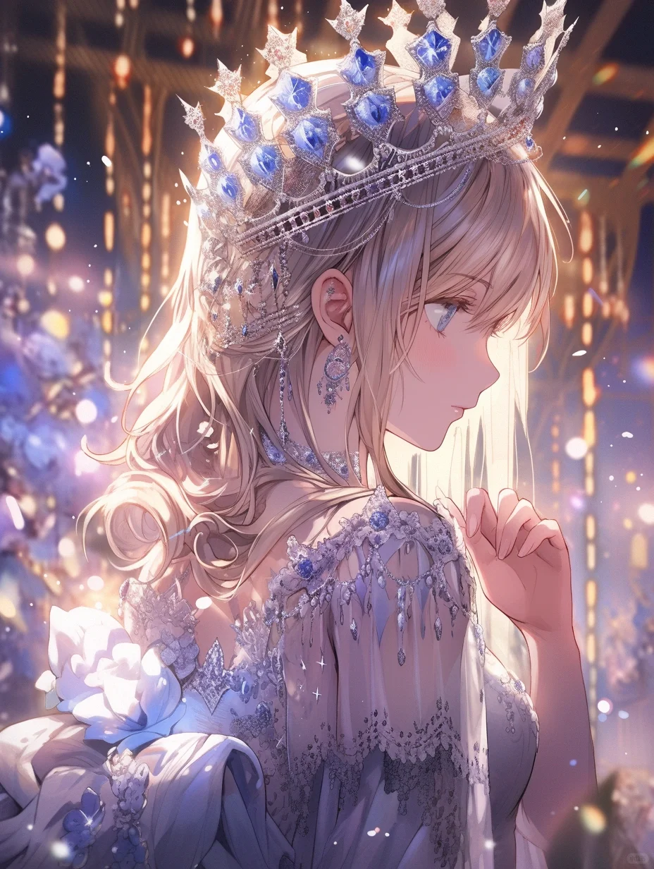 我的公主殿下 | 可爱女生头像壁纸插画素材