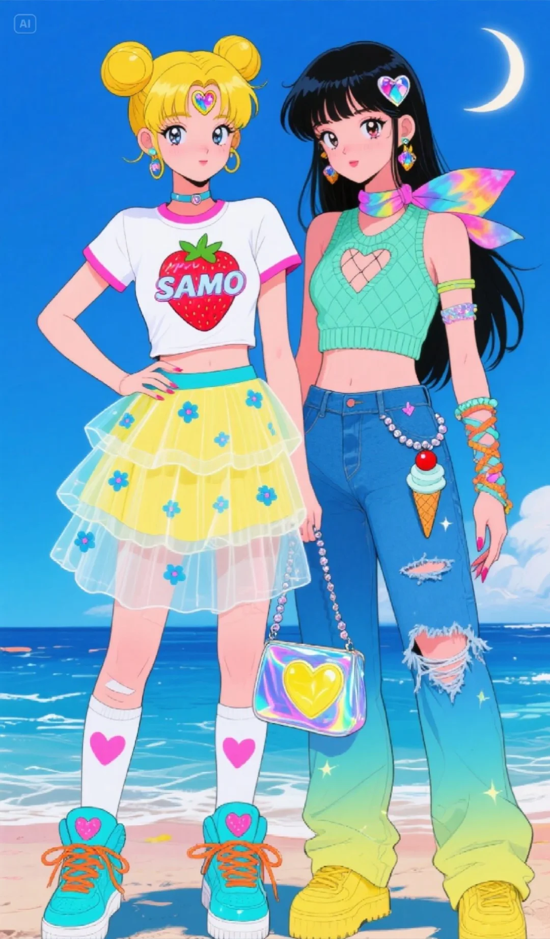 美少女战士出街的王炸皮肤