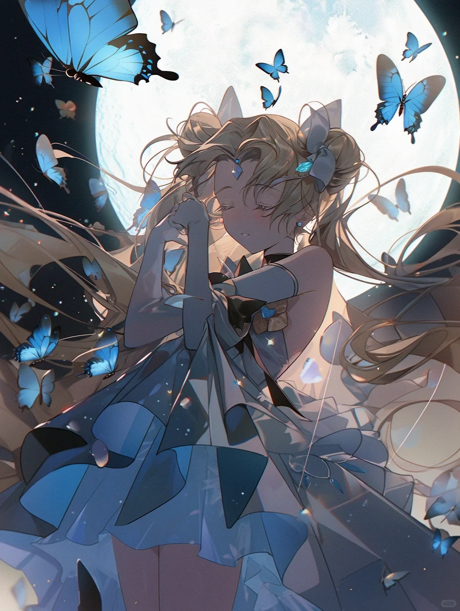 midjourney美少女战士🌙月光下的水兵月