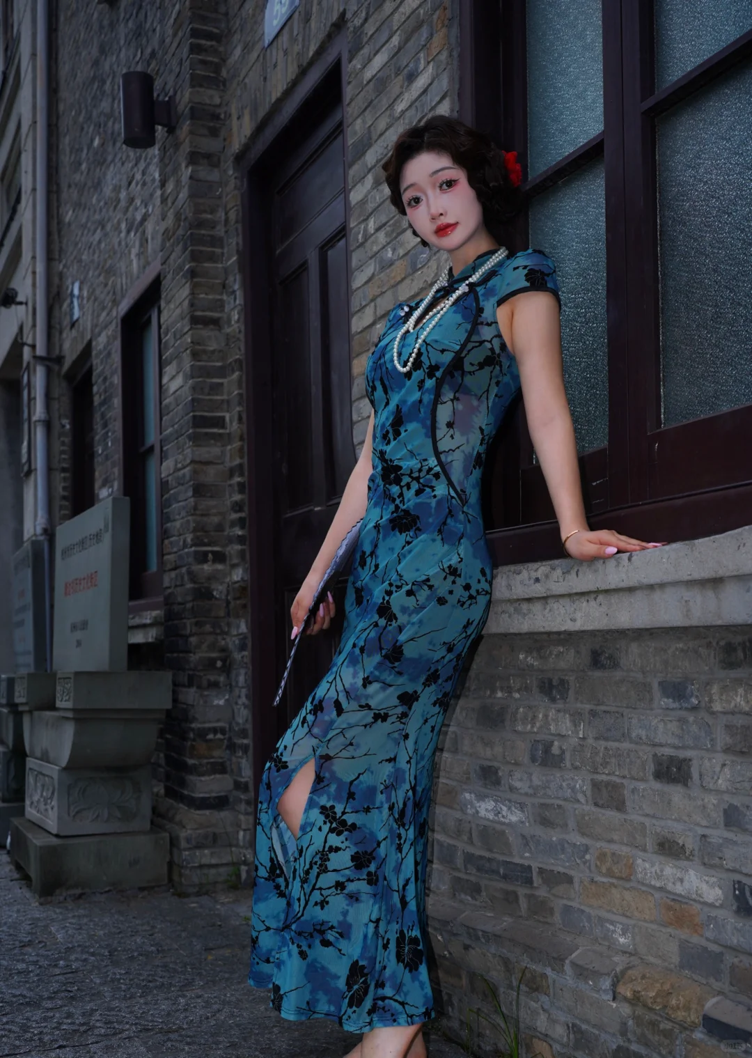 西湖拍旗袍手推波也太美了吧～