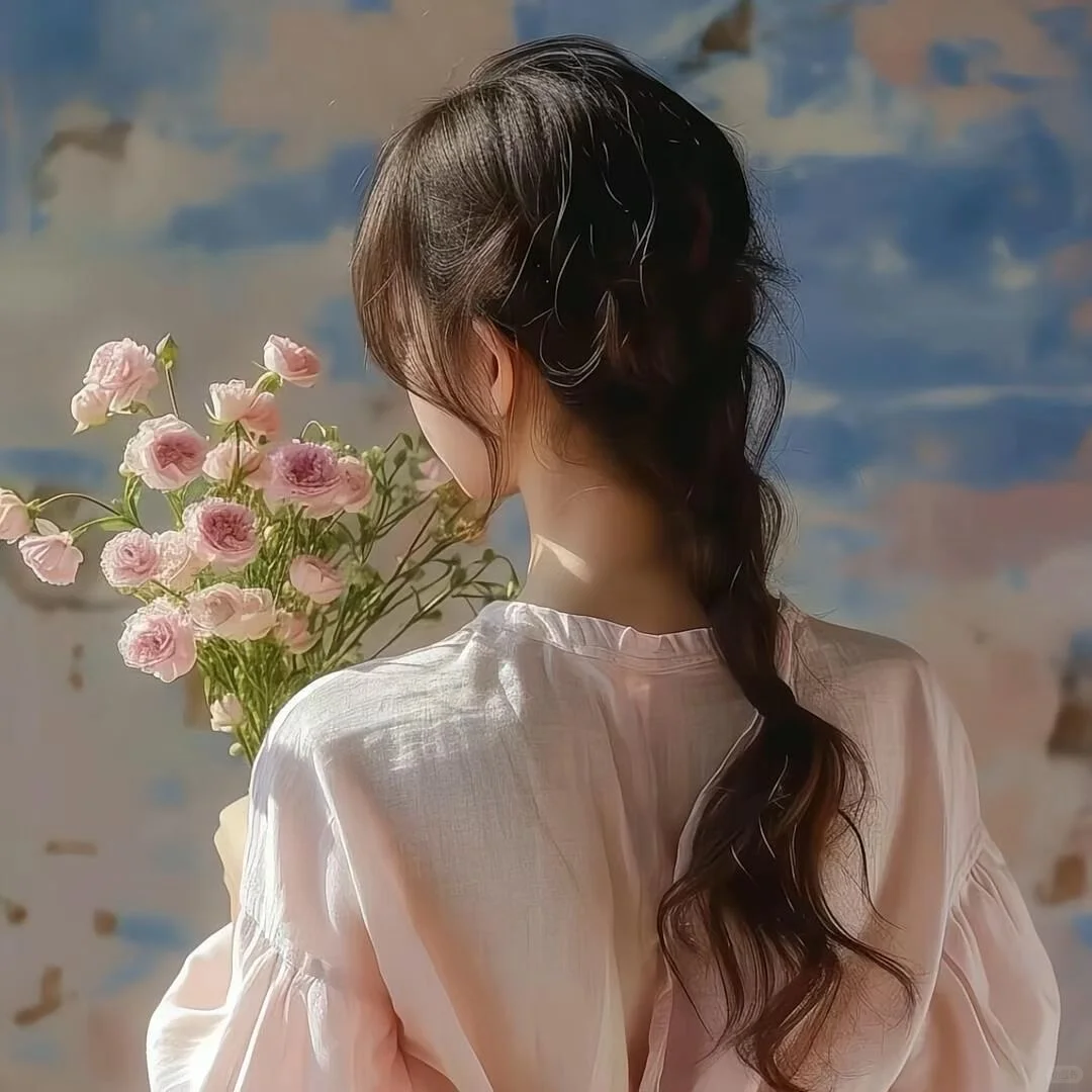 花与少女~11张好看干净女生头像