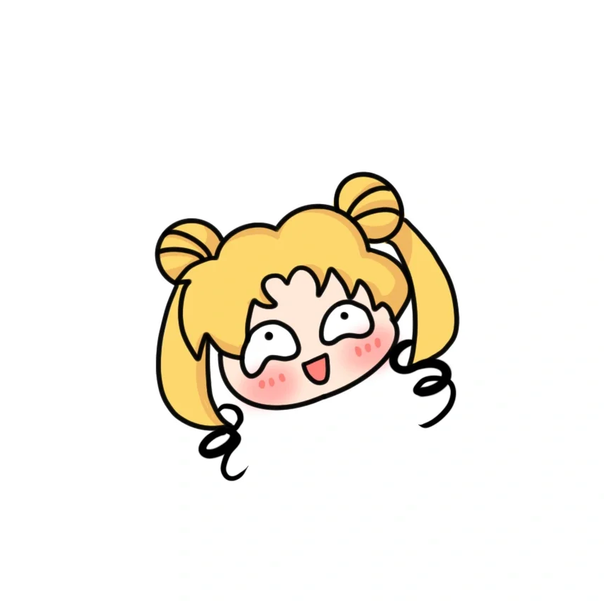 ᥬ🌝᭄美少女战士｜简笔画（附线稿）