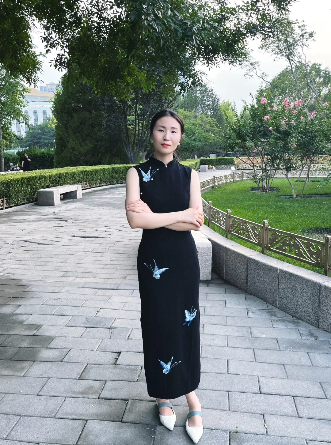 新中式旗袍太美了～