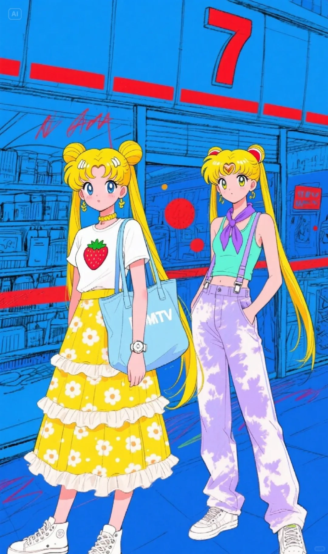 美少女战士出街的王炸皮肤