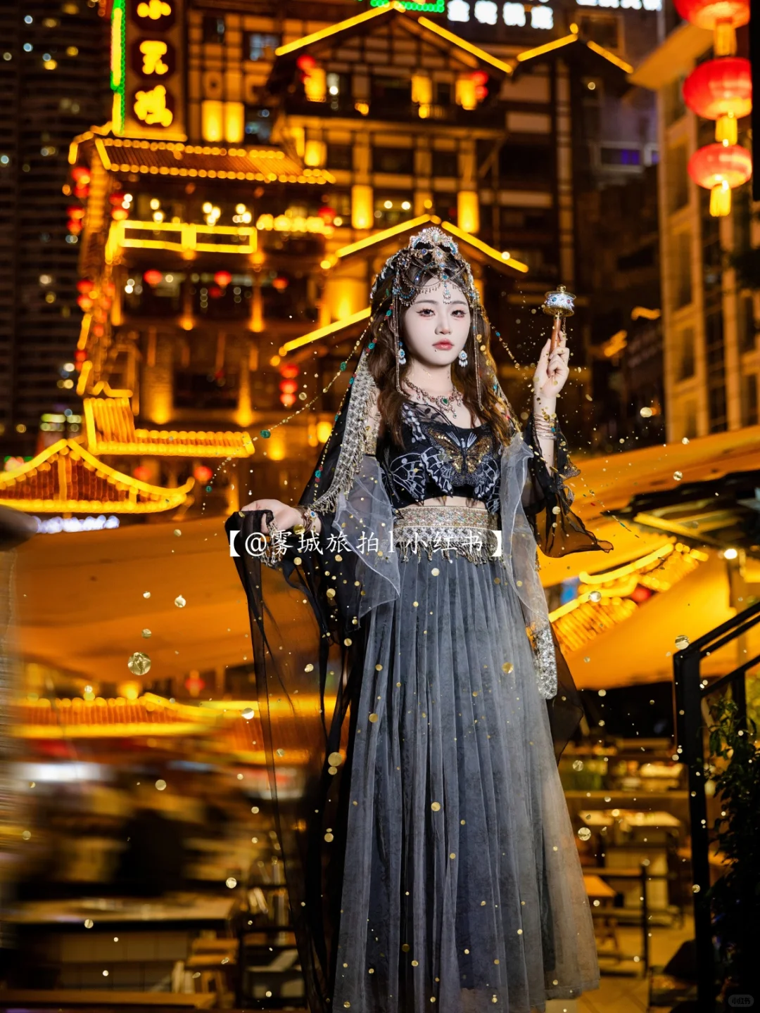 神秘与魅惑共存的高贵美🖤重庆西域写真