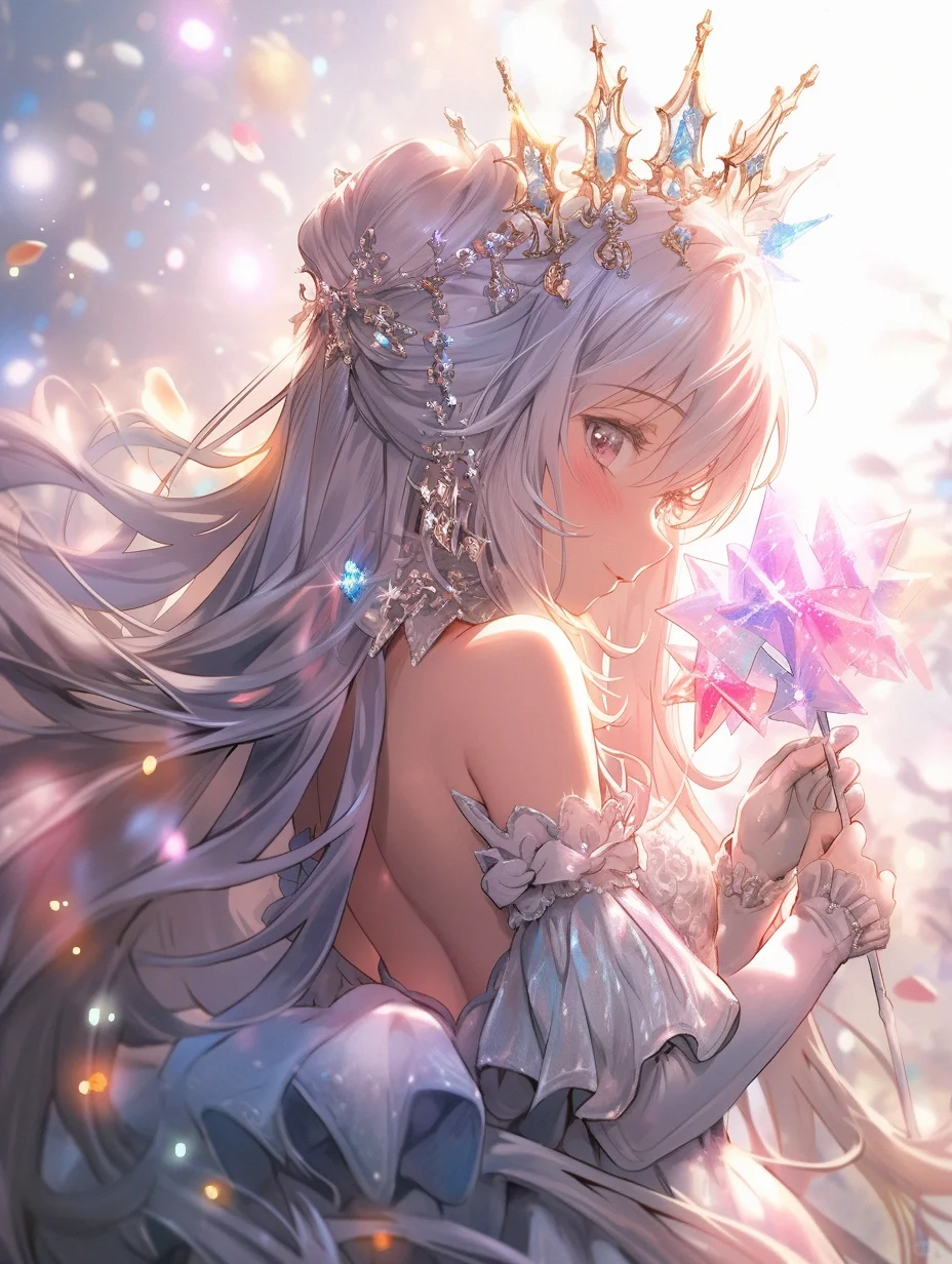 我的公主殿下 | 可爱女生头像壁纸插画素材