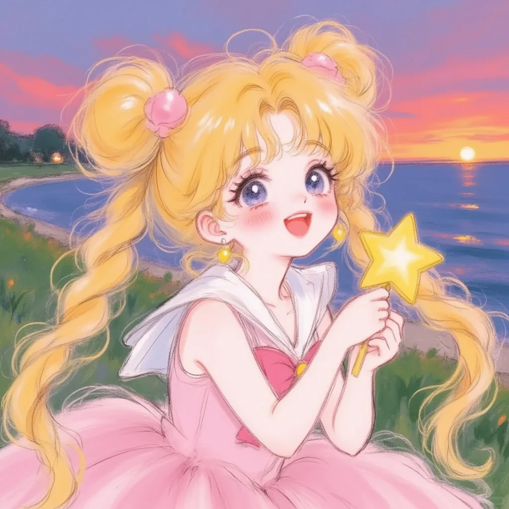 ⭐美少女战士头像｜捧一束星光许一个愿望~
