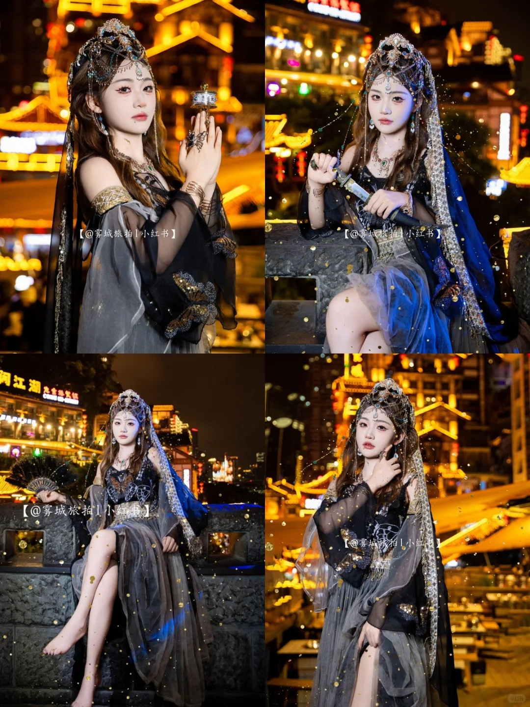 神秘与魅惑共存的高贵美🖤重庆西域写真