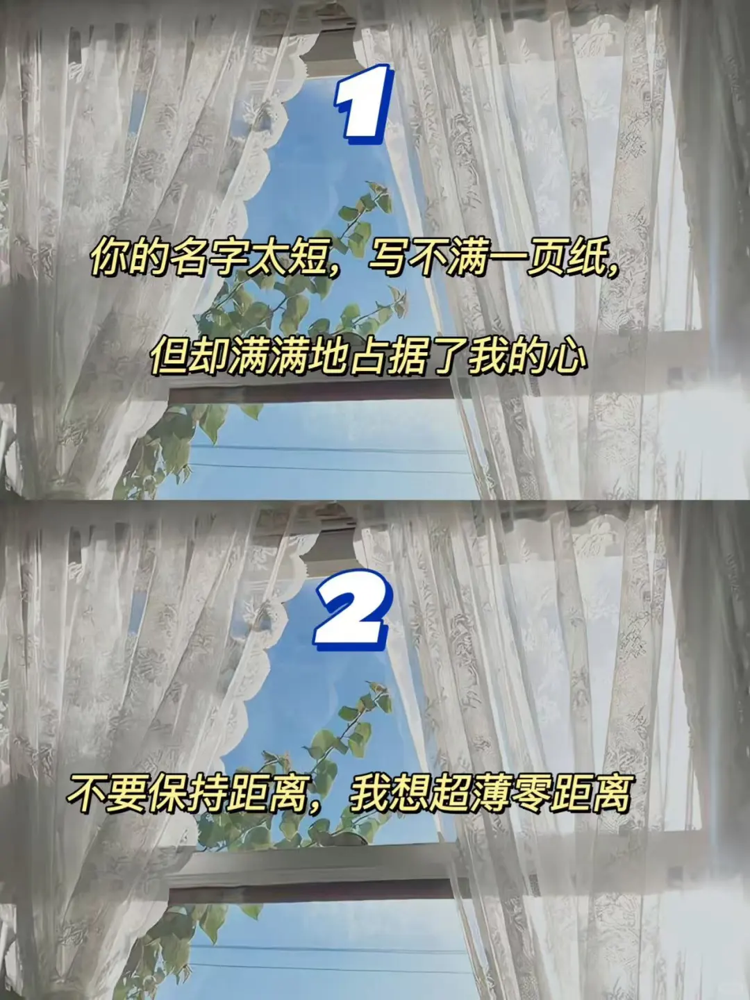 海王级别撩人小情话、
