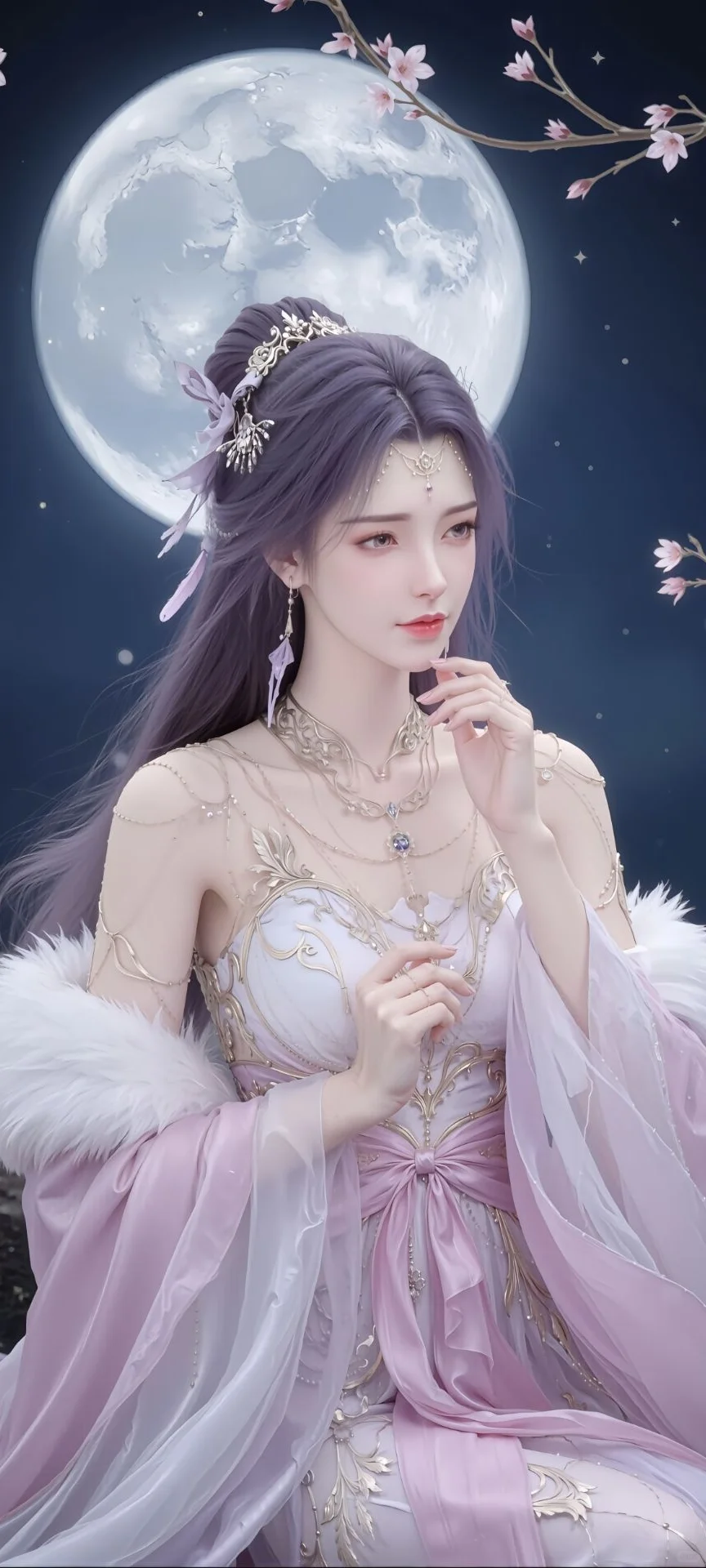 📱手机秒变仙府！AI国漫女神壁纸合集~