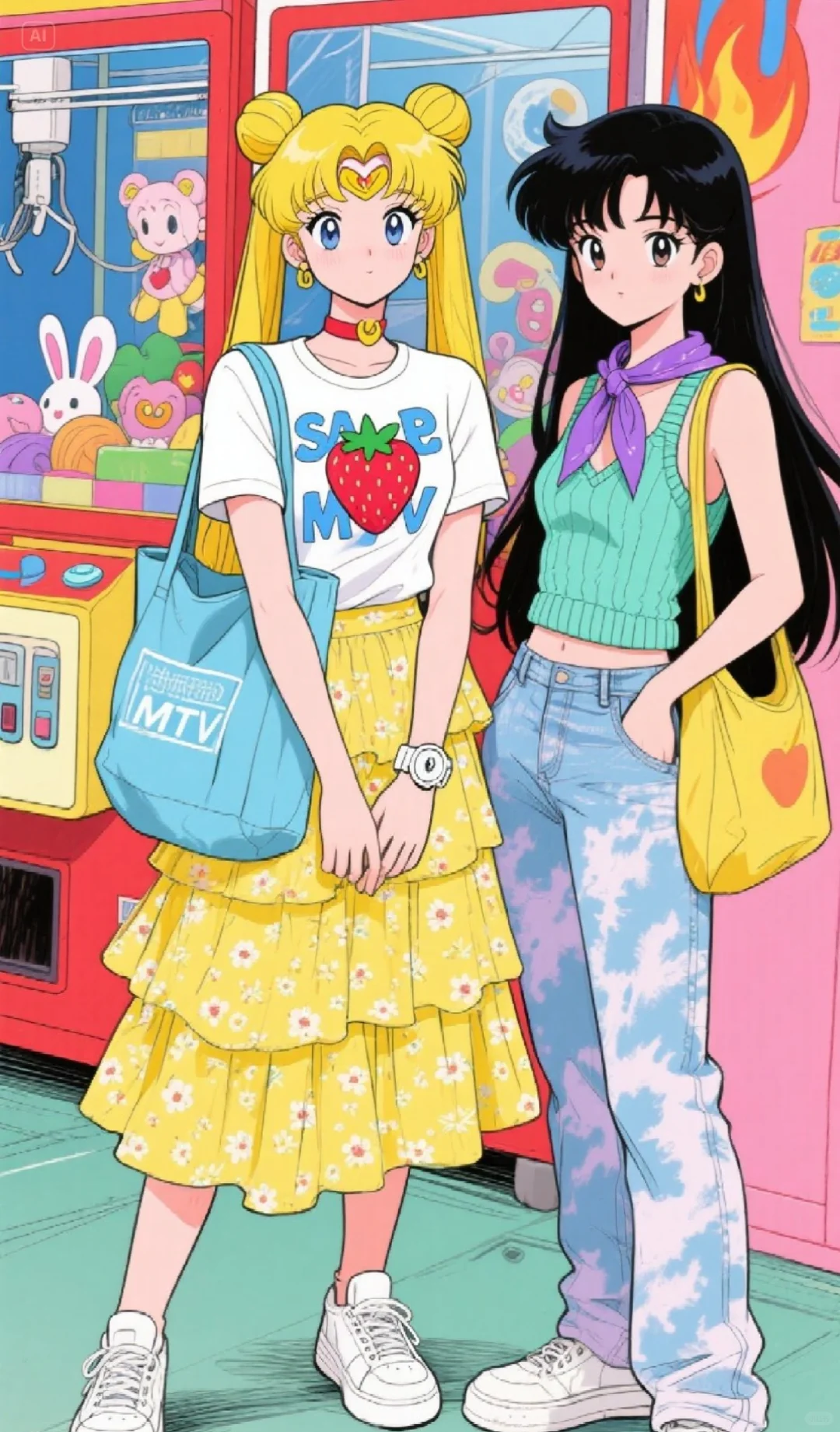 美少女战士出街的王炸皮肤