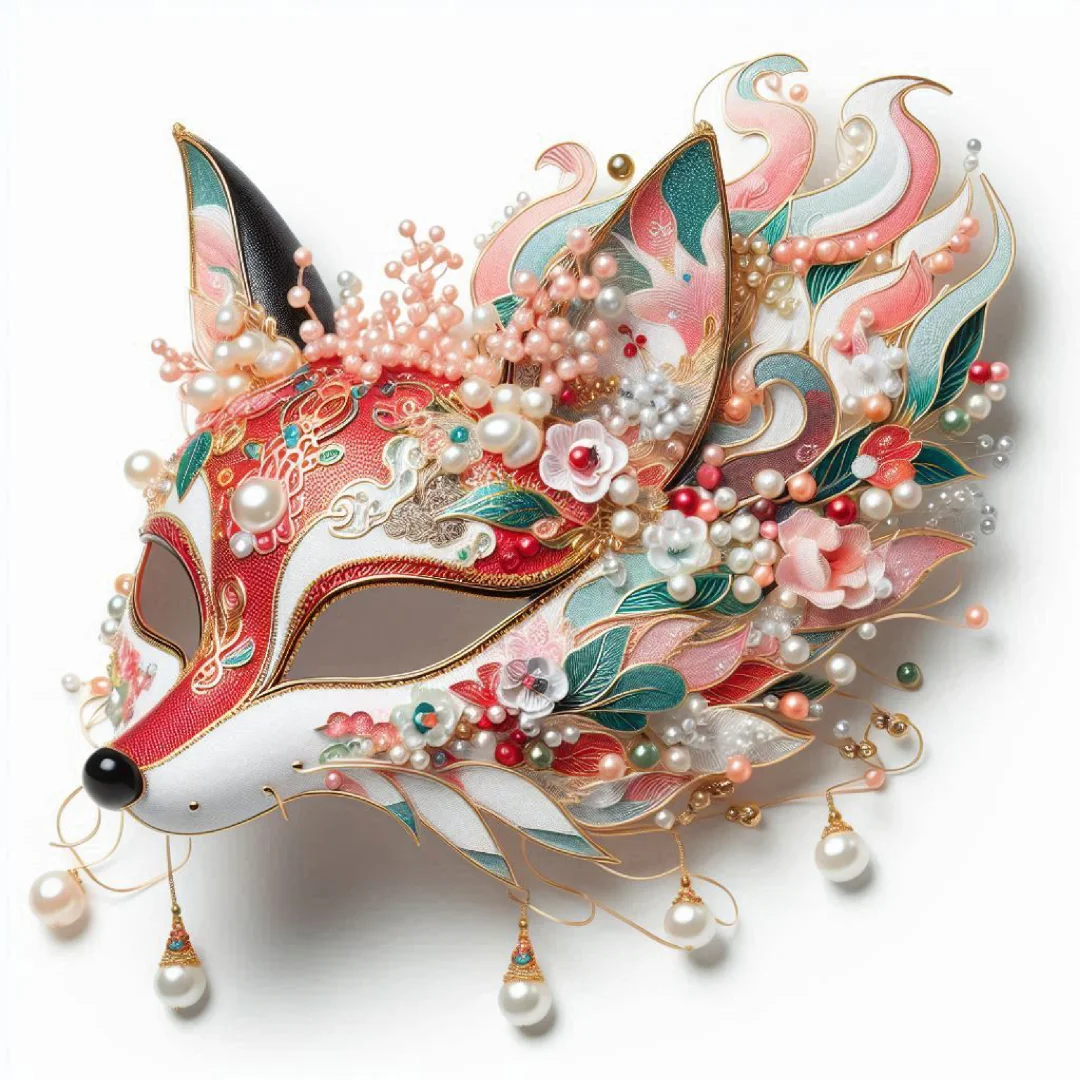 神秘魅惑的狐狸面具下是否隐藏着神仙一般的