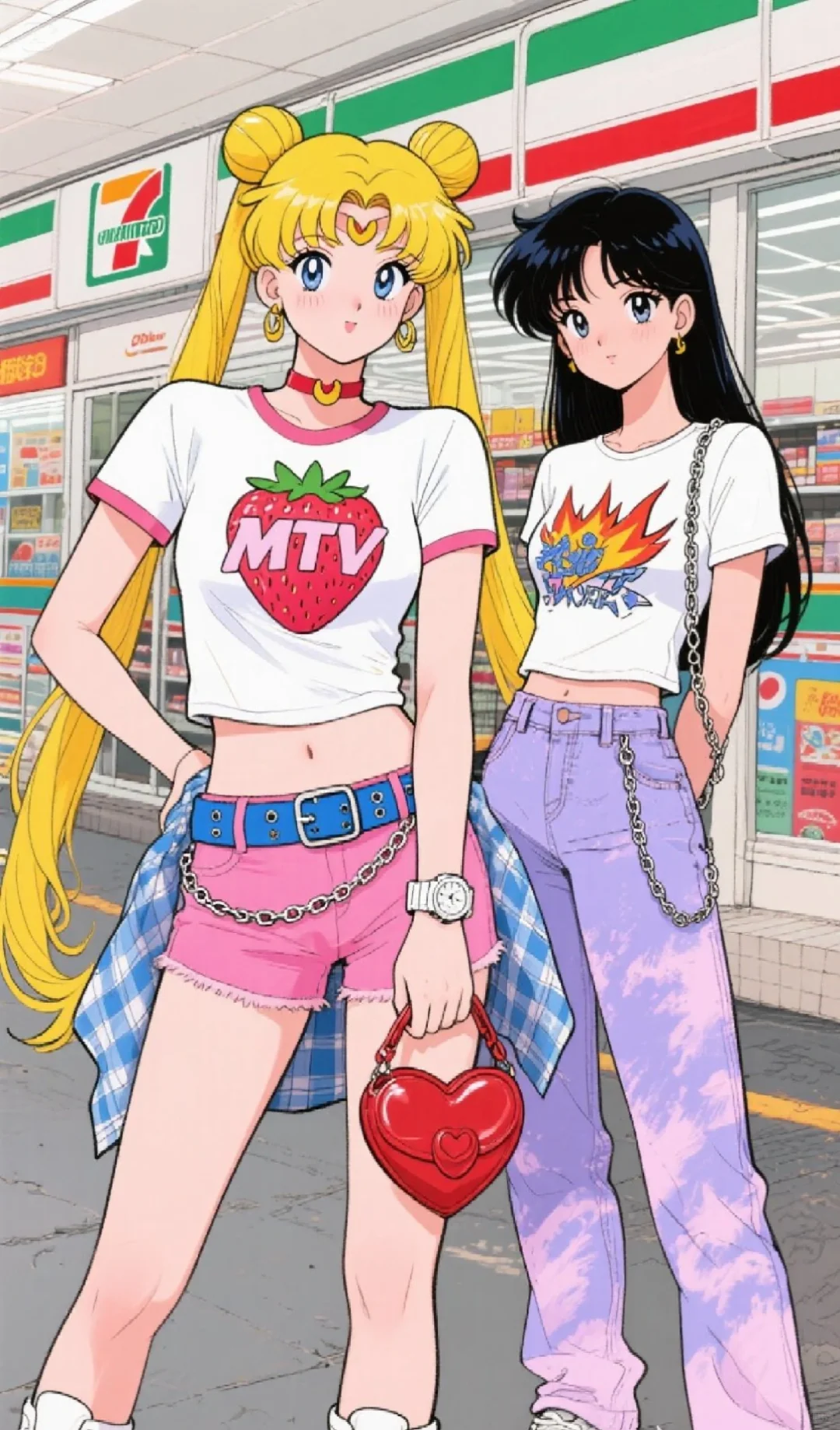 美少女战士出街的王炸皮肤