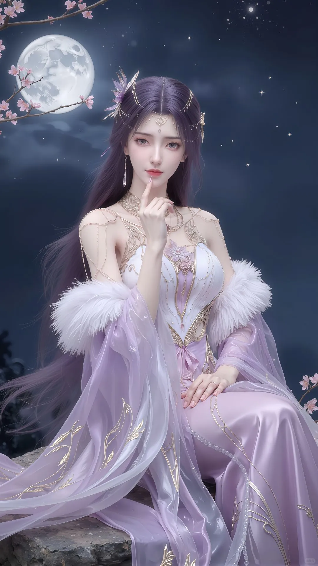 📱手机秒变仙府！AI国漫女神壁纸合集~