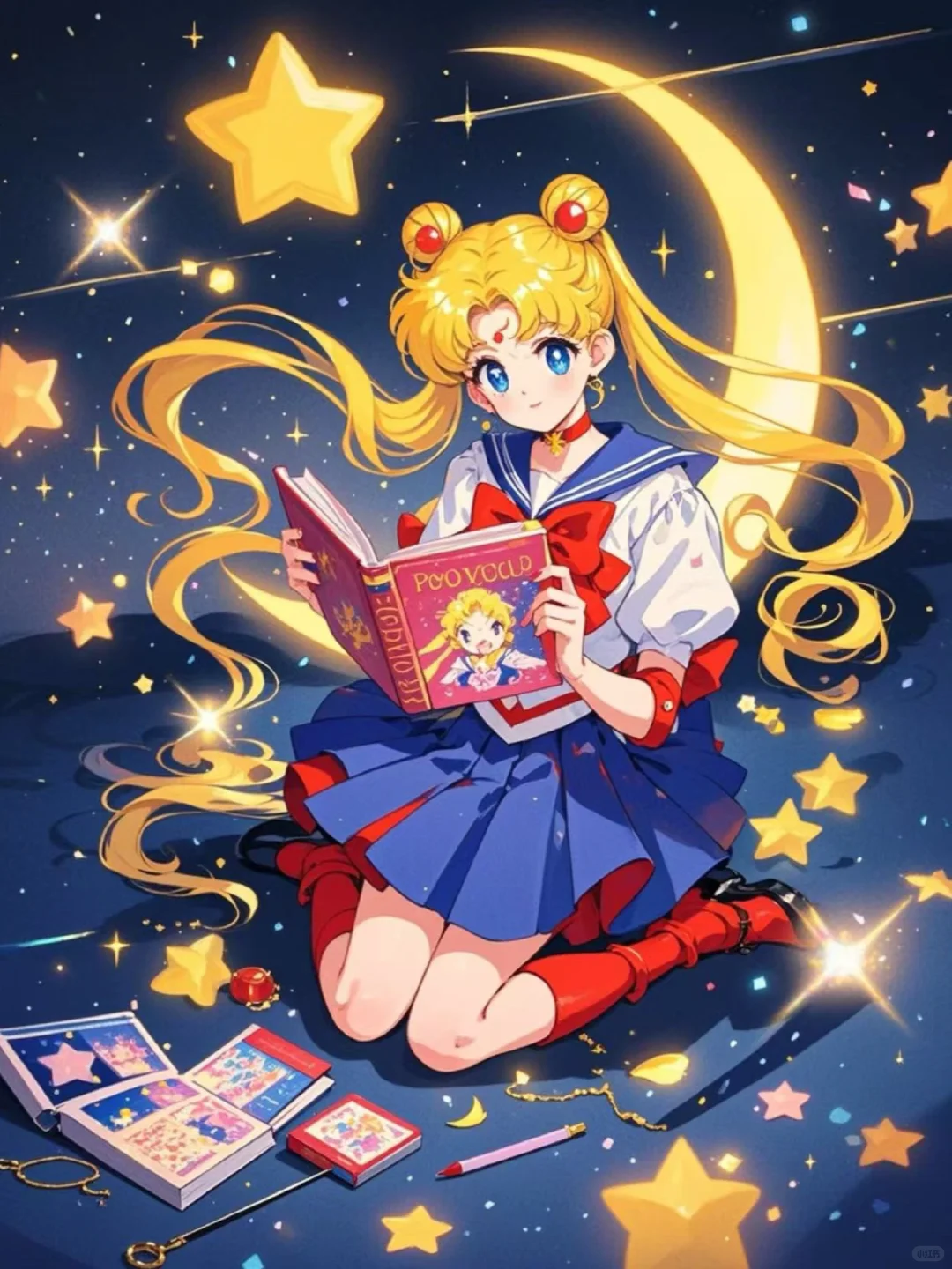 收集158：插画🌼蝴蝶美少女～