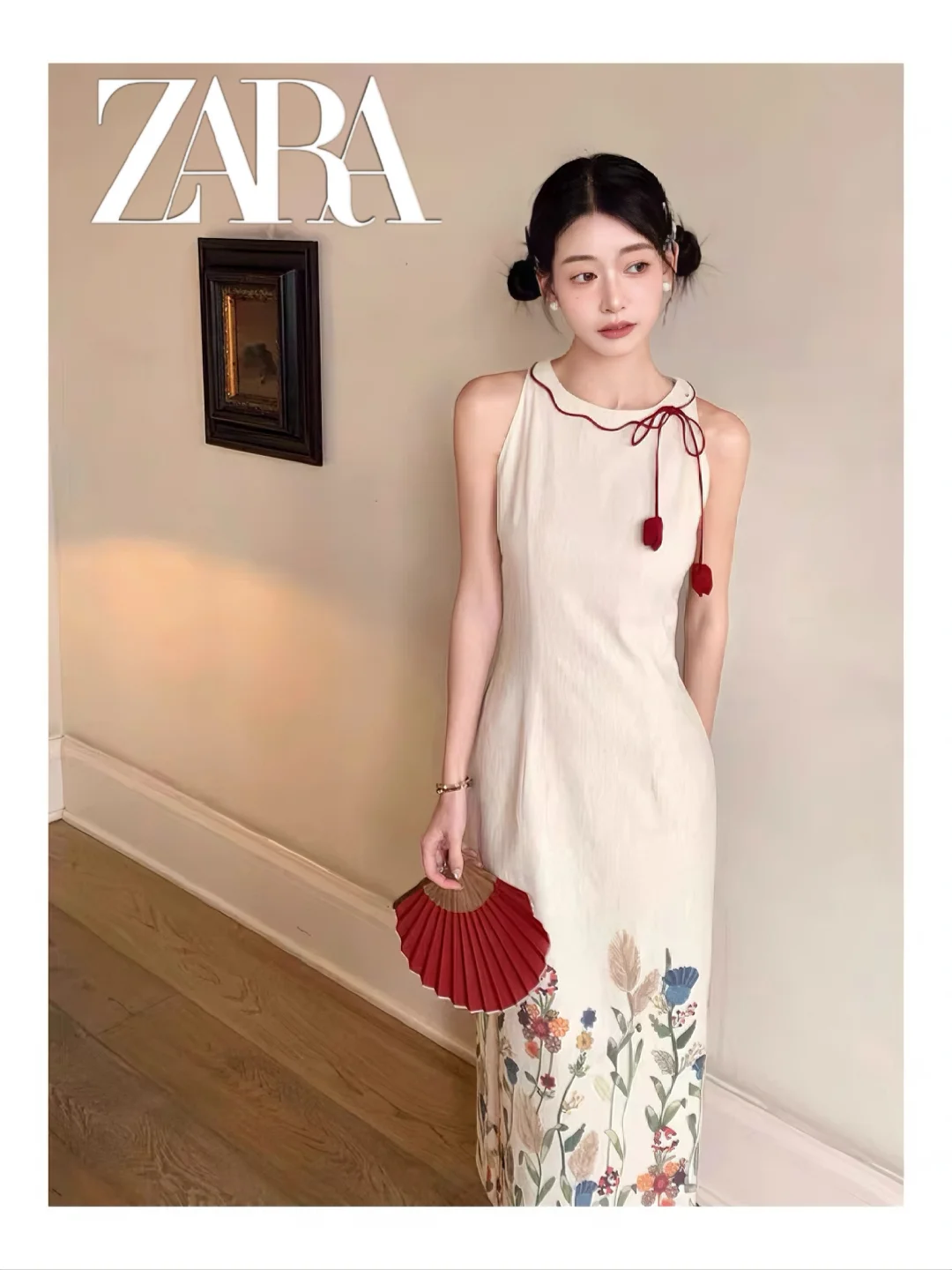 ZARA这条旗袍裙我爱了！限时59💰