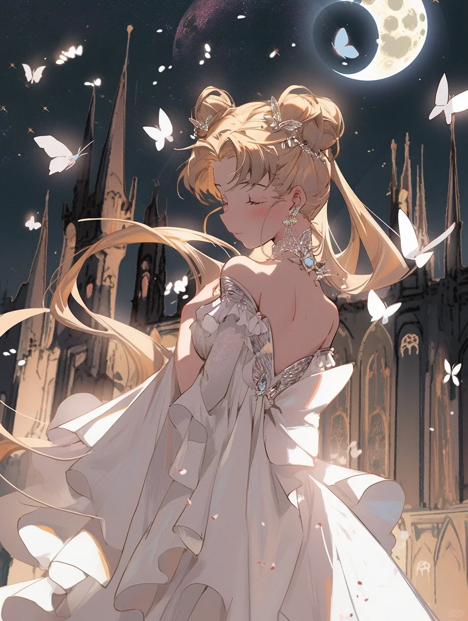 midjourney美少女战士🌙月光下的水兵月
