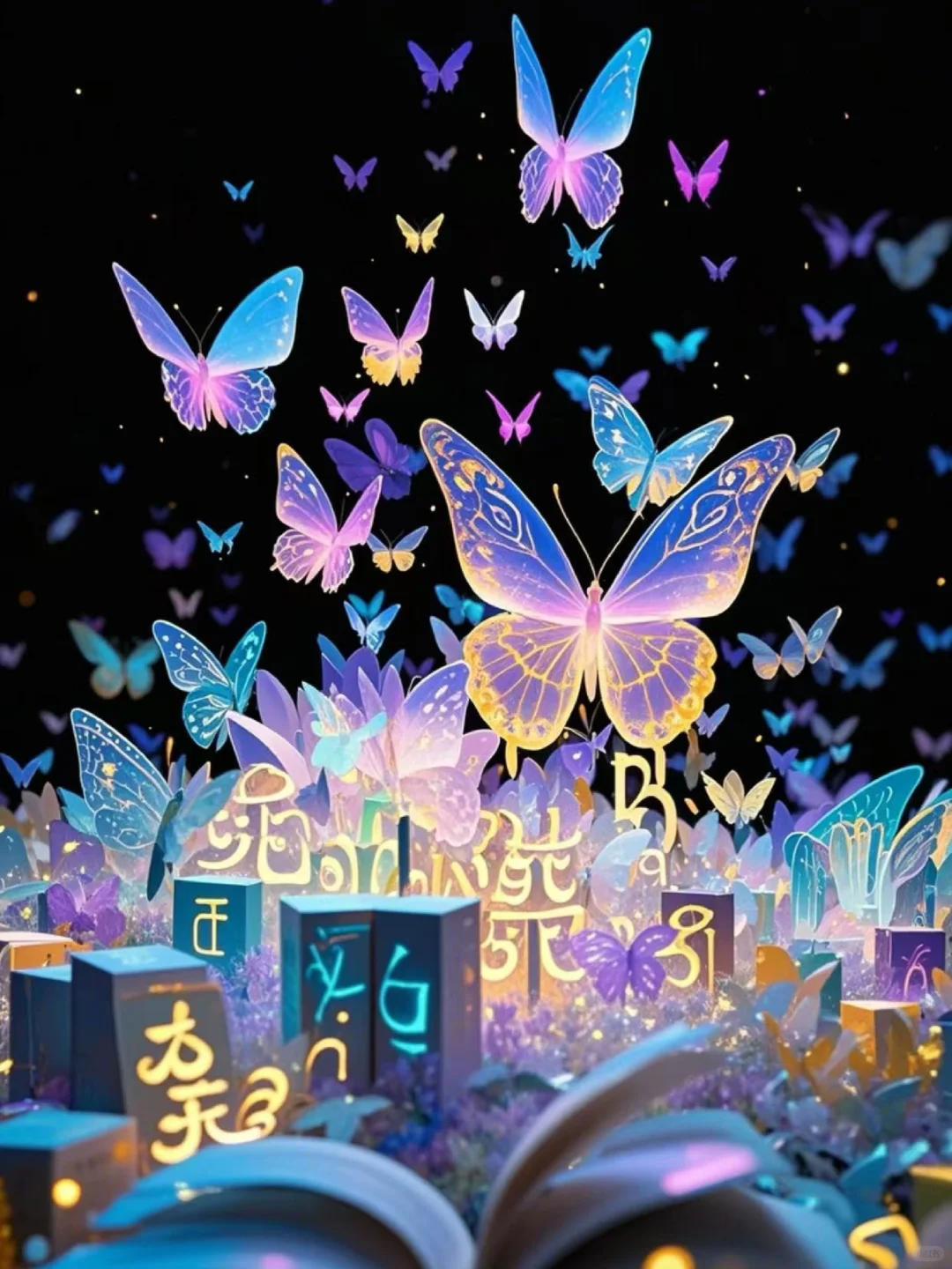 收集158：插画🌼蝴蝶美少女～