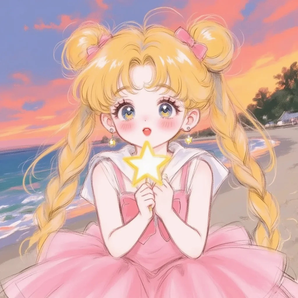 ⭐美少女战士头像｜捧一束星光许一个愿望~