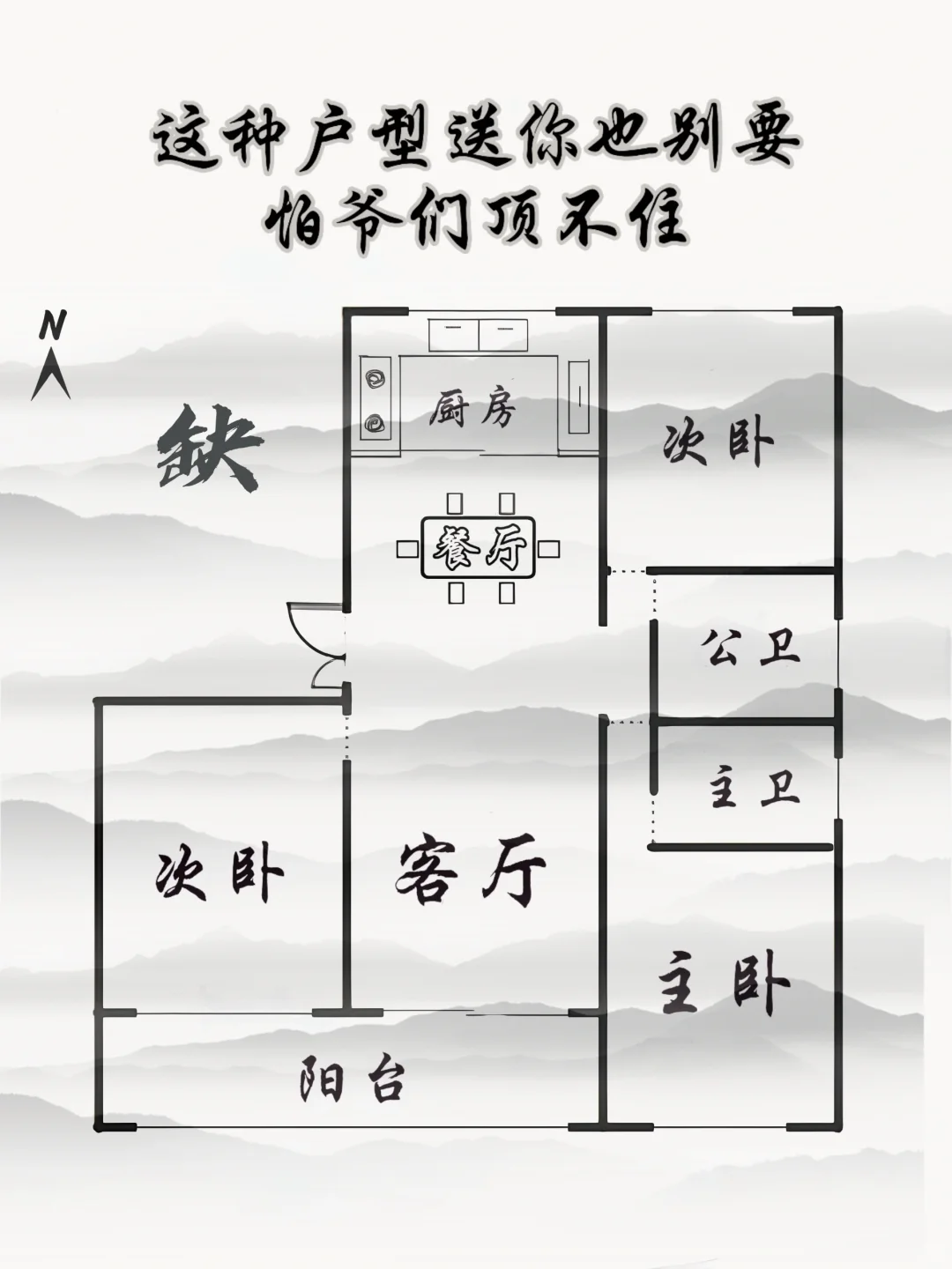 这户型请注意别踩坑了