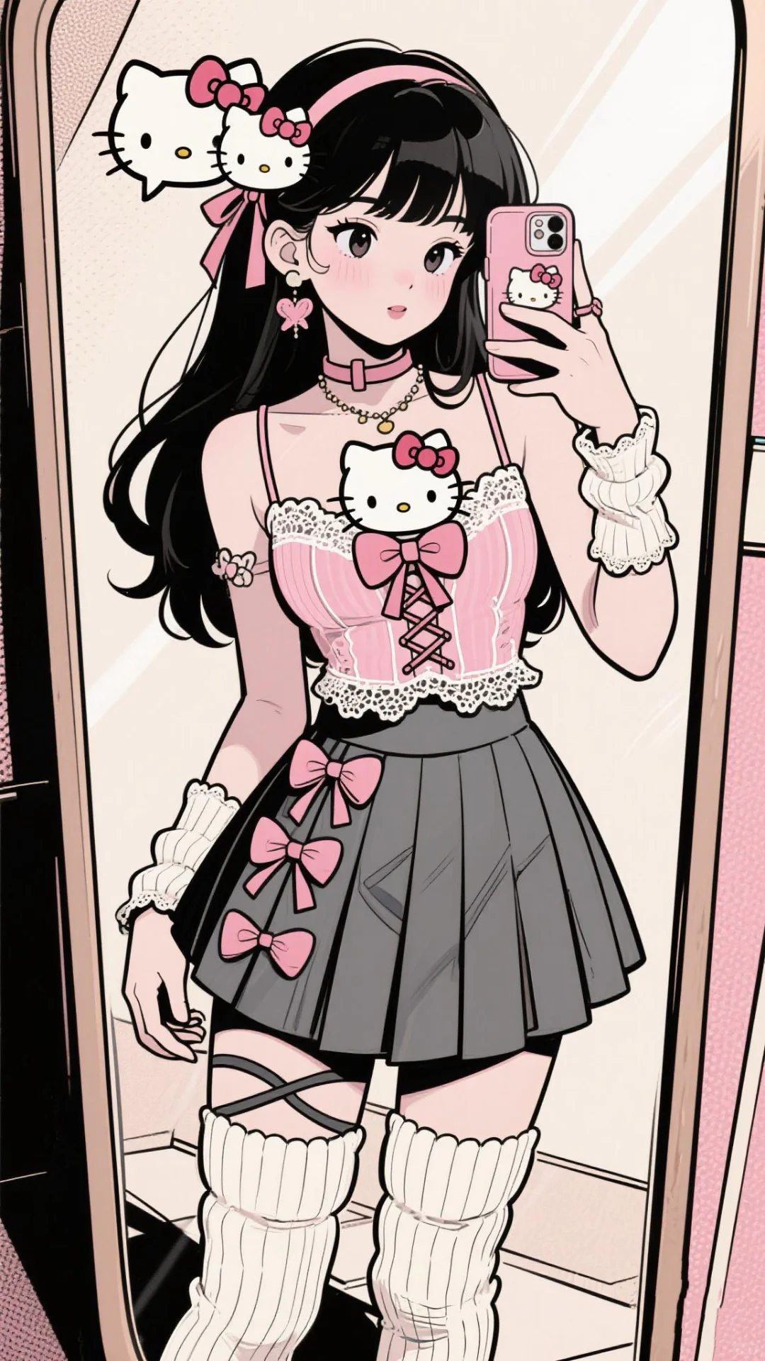 分享几张私藏｜当Kitty化身美少女🎀