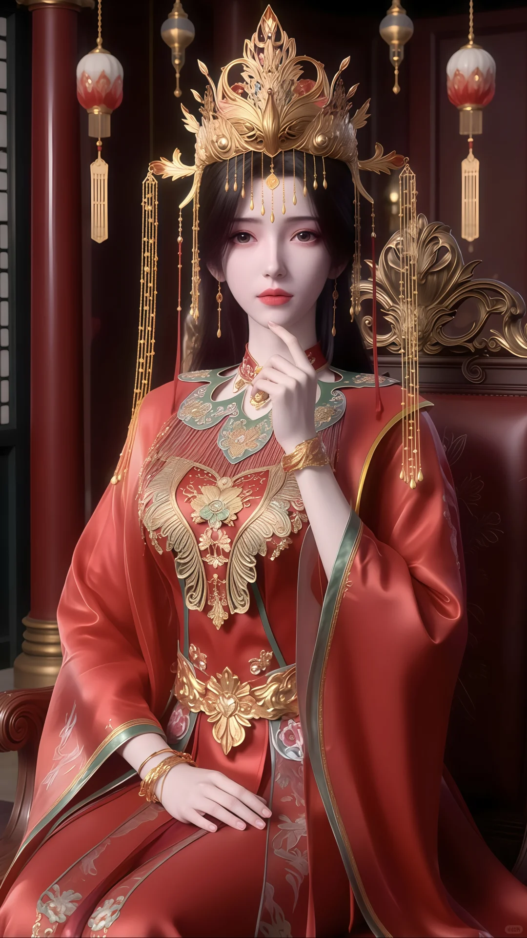 🎐国漫女神顶配！AI精修壁纸速存~