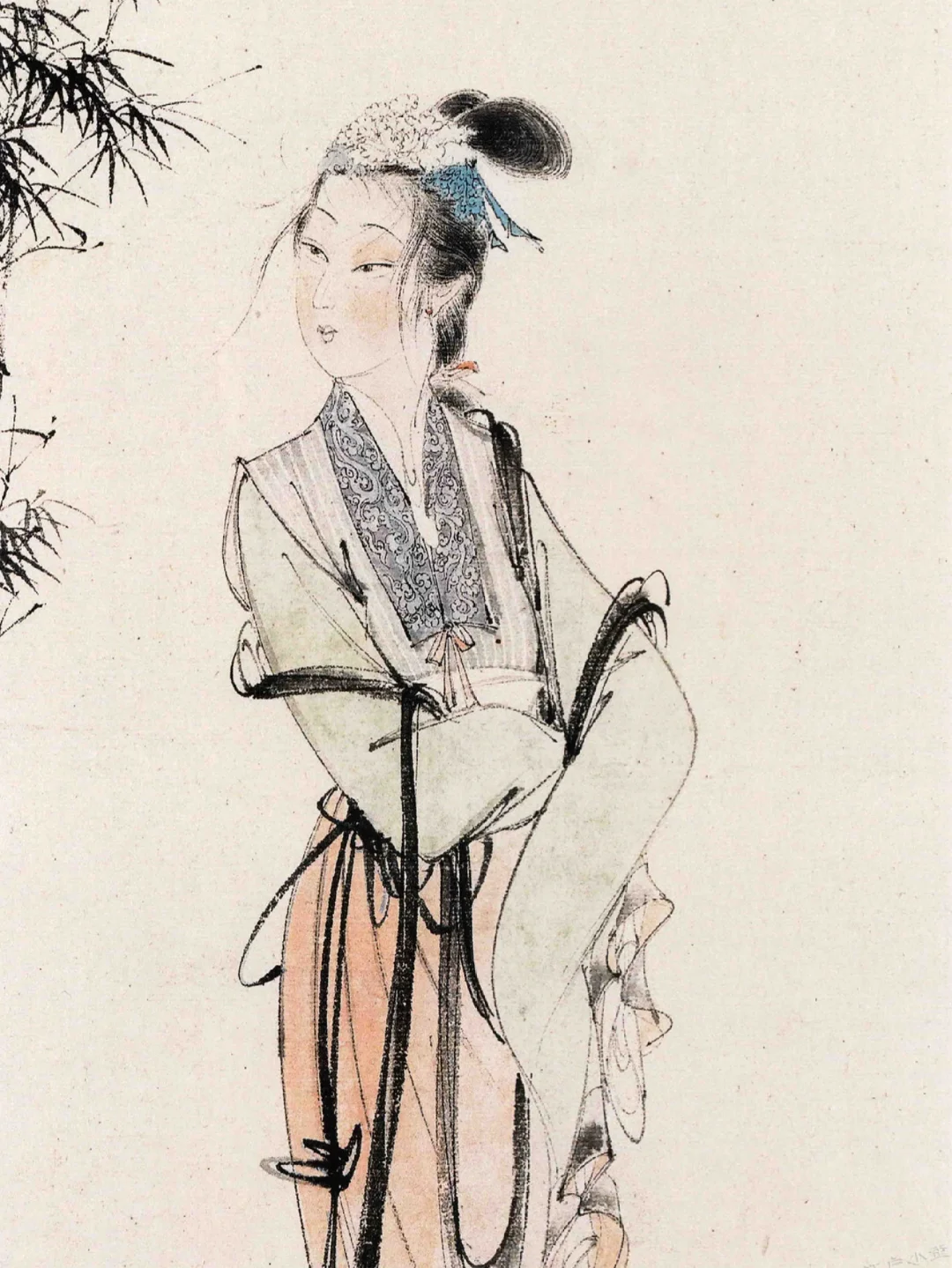 春痕不老，胡也佛仕女图赏