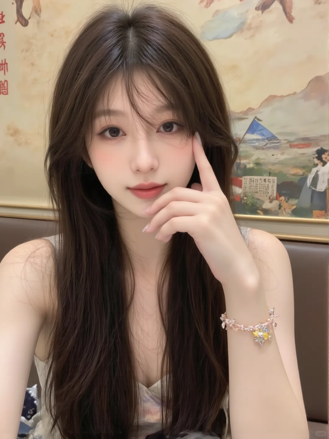 眼睛一眨一眨的超甜～