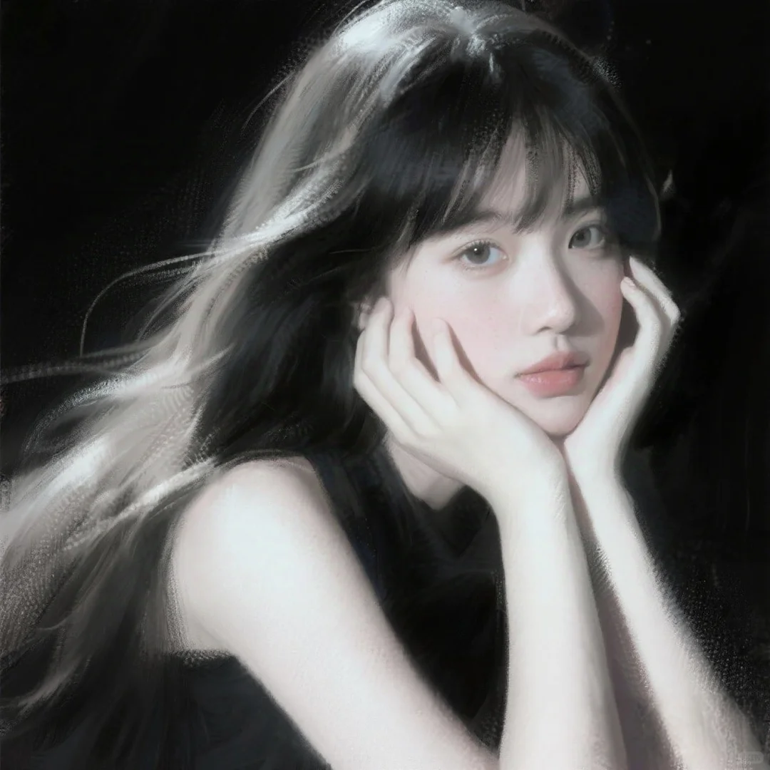 WeChat/清冷女头长发系列