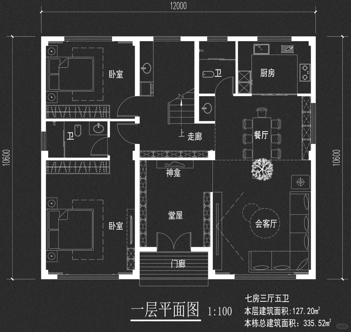 花800个心眼子设计的户型，越看越顺眼