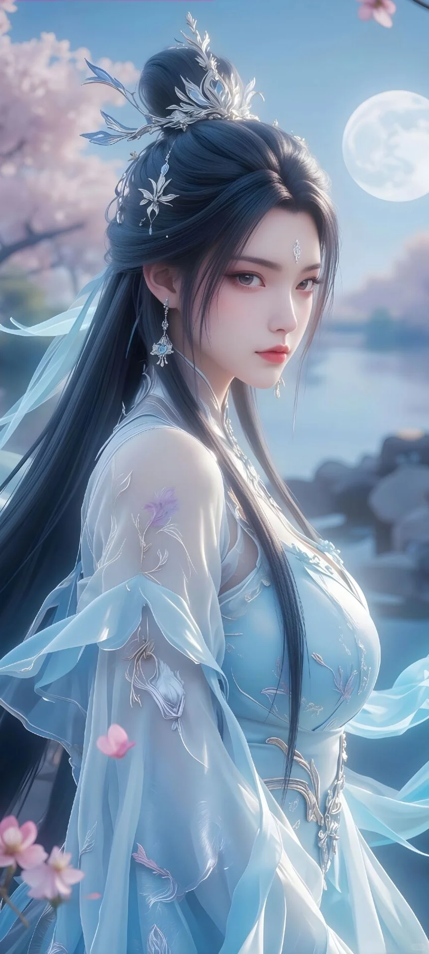 🎐国漫女神顶配！AI精修壁纸速存~