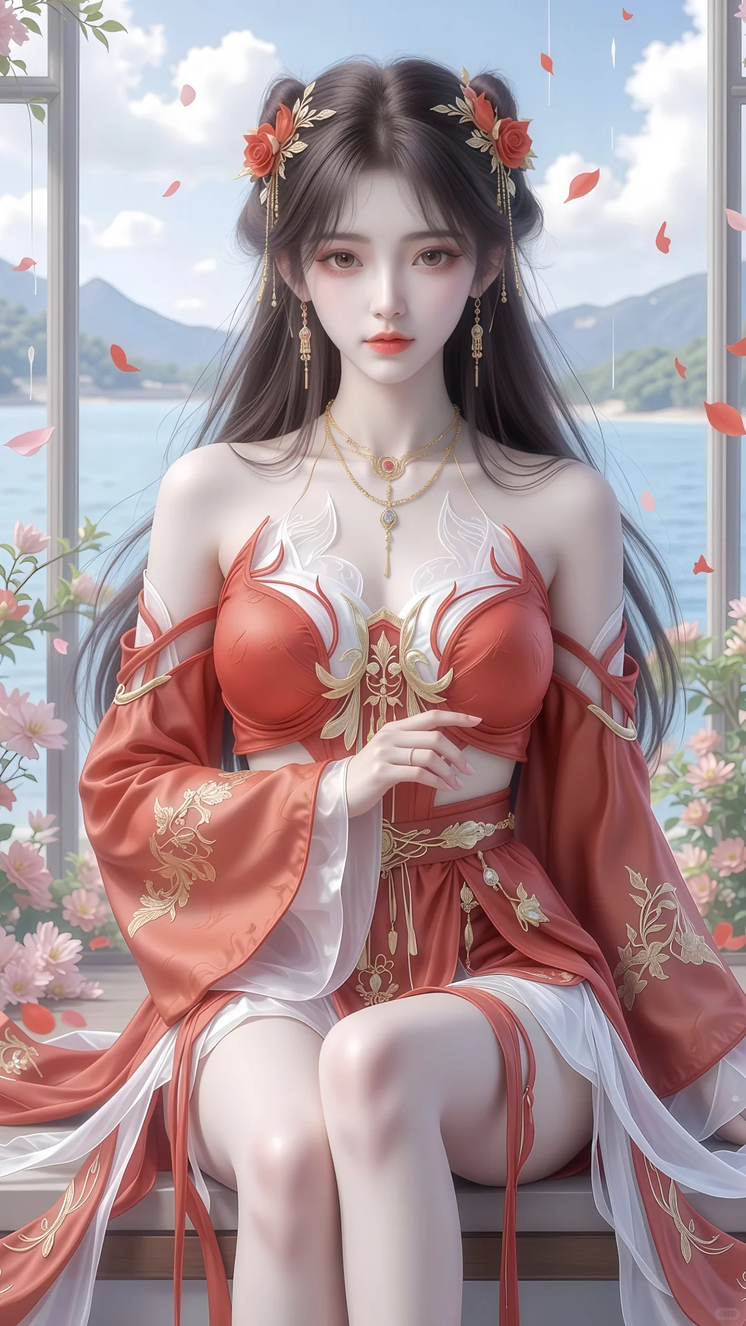 🎐国漫女神顶配！AI精修壁纸速存~